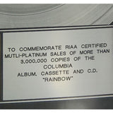 Mariah Carey Rainbow RIAA 3x Platinum Award