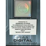 Maroon 5 ft. Christina Aguilera Moves Like Jagger RIAA Digital Single Award - Record Award