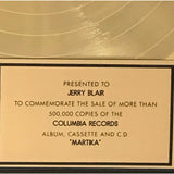 Martika debut RIAA Gold Album Award - Record Award