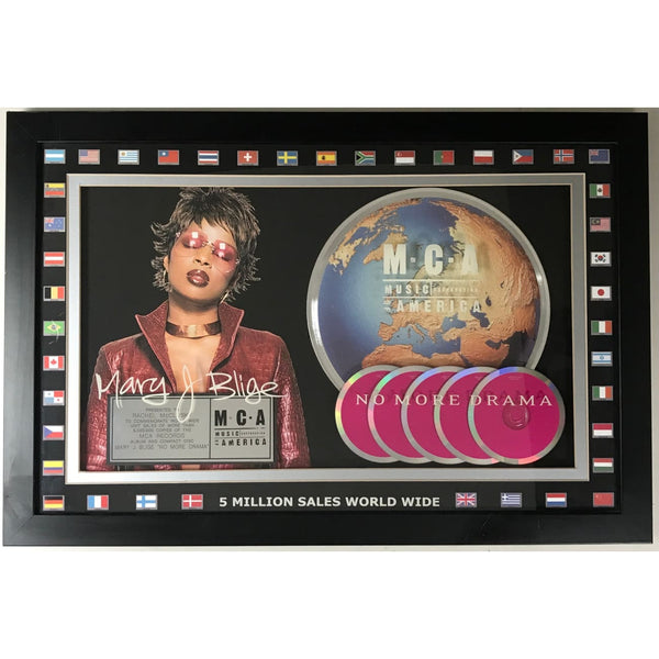 Mary J Blige No More Drama MCA Label Award - Record Award