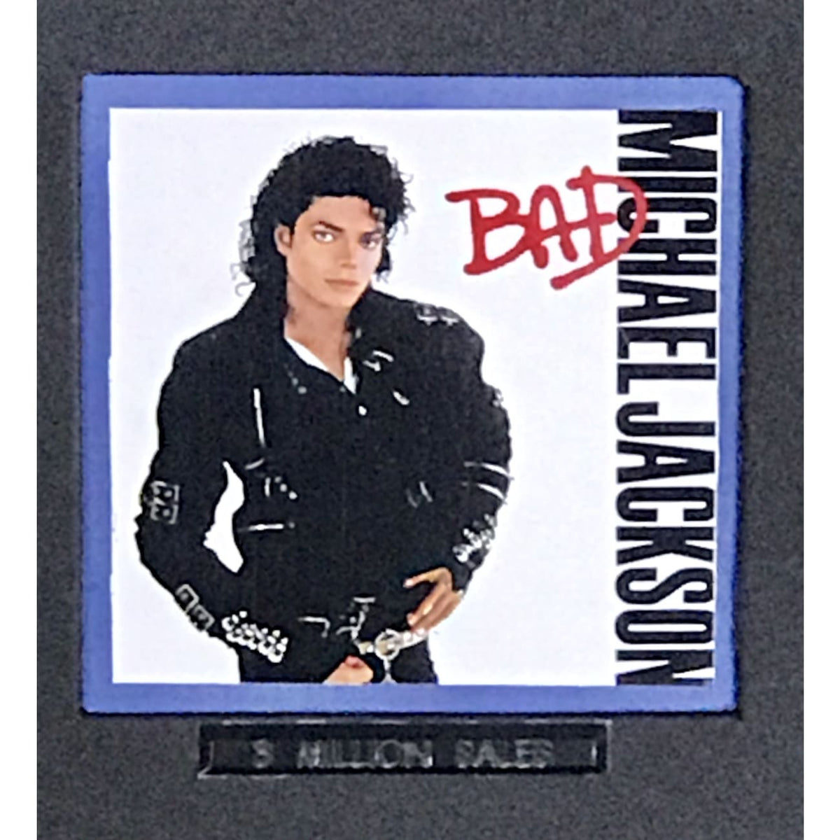 Michael Jackson Bad RIAA 8x Platinum Award - RARE – MusicGoldmine.com
