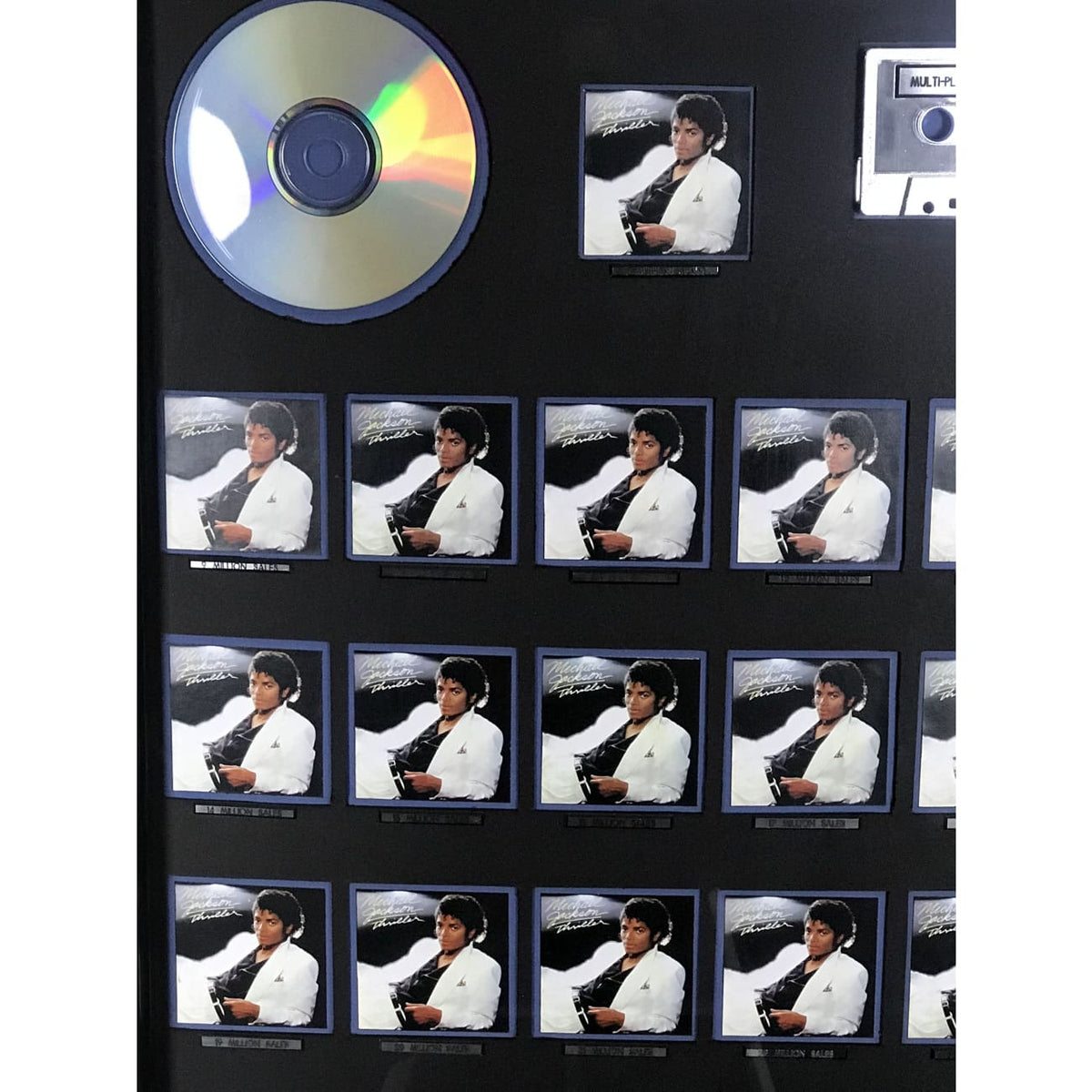Michael Jackson Thriller RIAA 25x Platinum Award - RARE – MusicGoldmine.com