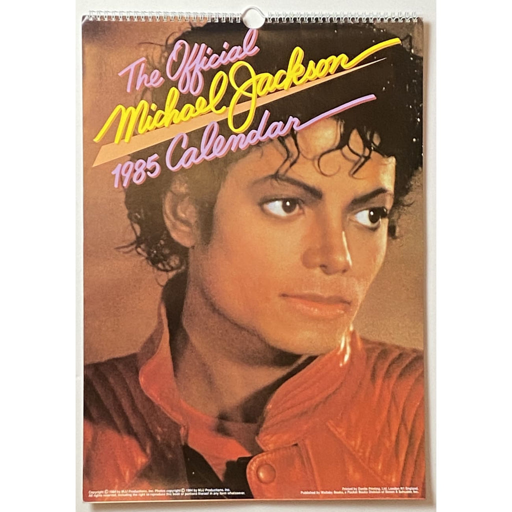 Michael Jackson Vintage Calendars - 1985 - two choices