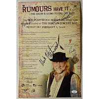 Mick Fleetwood Signed Concert Poster 2008 w/ JSA COA - Poster