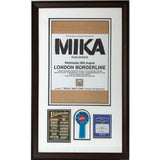 MIKA 2006 UK Backstage Pass & Poster Collage