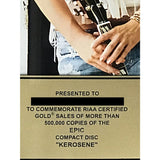Miranda Lambert Kerosene RIAA Gold Award - Record Award