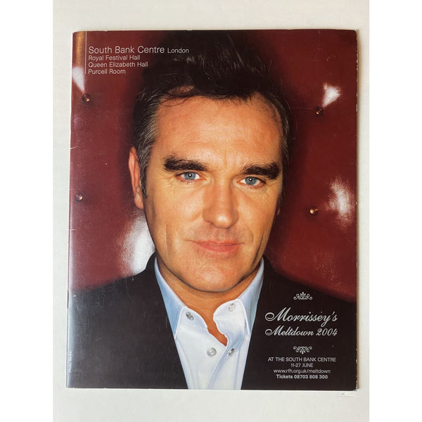 Morrissey South Bank Centre UK Program 2004 - Music Memorabilia
