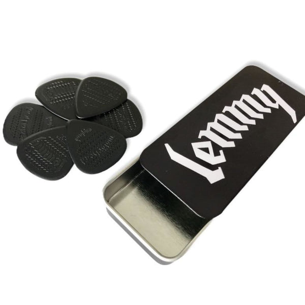 Motorhead Lemmy Kilmister Tin of Bass Picks (2011) - Music Memorabilia