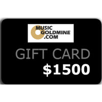 MusicGoldmine.com Gift Card - $1 500