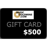 MusicGoldmine.com Gift Card - $500