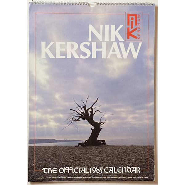 Nik Kershaw Official 1985 Calendar - Music Memorabilia