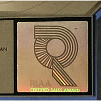Nirvana Incesticide RIAA Gold LP Award - Record Award