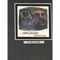 Nirvana MTV Unplugged RIAA 3x Multi-Platinum LP Award - RARE - Record Award
