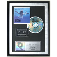 Nirvana Nevermind RIAA Platinum Album Award