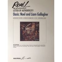 Oasis Album Signed By Liam And Noel Gallagher W/epperson Loa