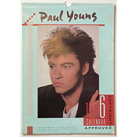 Paul Young 1986 Vintage Calendar - Music Memorabilia