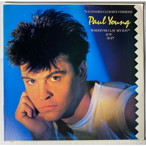 Paul Young Where I Lay My Hat 12 1983 Promo Vinyl - Media