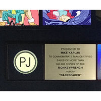 Pearl Jam Backspacer RIAA Gold Album Award