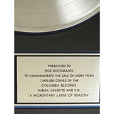 Pink Floyd A Momentary Lapse Of Reason Label Platinum Award - Record Award