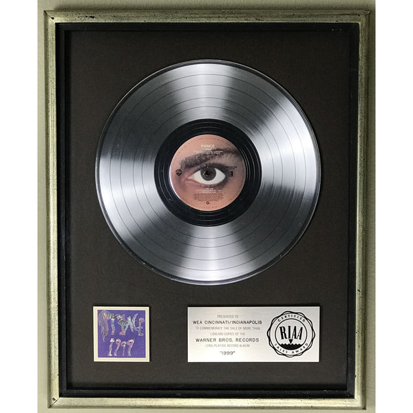 Prince 1999 RIAA Platinum LP Award