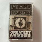 Public Enemy Greatest Misses 1992 Sealed Cassette - Media