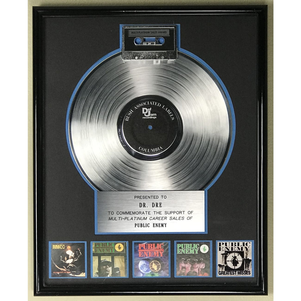 Public Enemy Multi-Platinum Label Award presented to Dr. Dre 