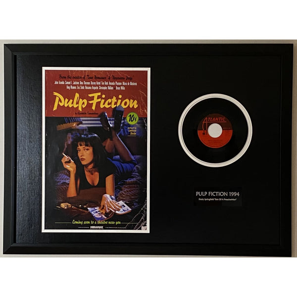 Pulp Fiction Flowers On The Wall Collage - Music Memorabilia Collage
