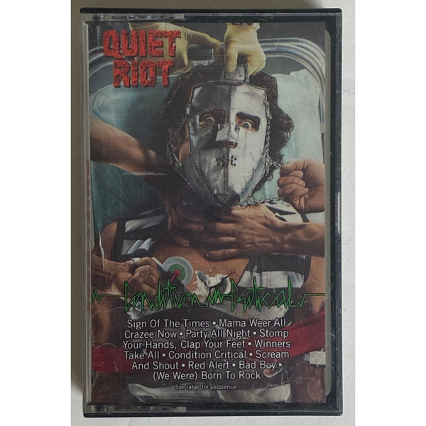 Quiet Riot Condition Critical 1984 Promo Cassette - Media