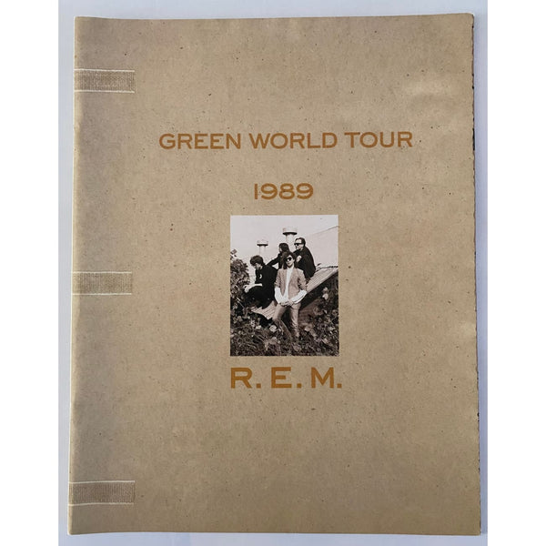 R.E.M. 1989 Green World Tour Program + Ticket - Music Memorabilia
