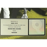 R.E.M. Monster RIAA 4x Platinum Award - Record Award
