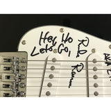 Ramones Signed Hey Ho Let’s Go Guitar w/JSA COA - Guitar
