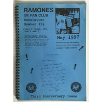Ramones UK Fan Club Newletter Book #12 1/2 May 1997 - Music Memorabilia