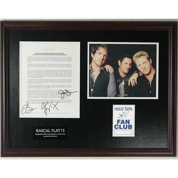 Rascal Flatts Signature Signed Memorabilia – Page 2 – MusicGoldmine.com