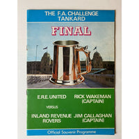 Rick Wakeman 1976 The F.A. Challenge Tankard UK Program - Music Memorabilia