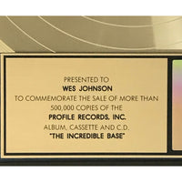 Rob Base The Incredible Base RIAA Gold Album Award - Record Award