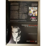 Robbie Williams 1999 One More for the Rogue Concert Program - Music Memorabilia