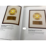 Rolling Stones Angie White Matte RIAA Gold 45 Award presented to Mick Taylor - RARE - Record Award