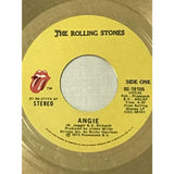 Rolling Stones Angie White Matte RIAA Gold 45 Award presented to Mick Taylor - RARE - Record Award
