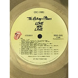 Rolling Stones Love You Live RIAA Gold LP Award presented to Charlie Watts - RARE - Record Award