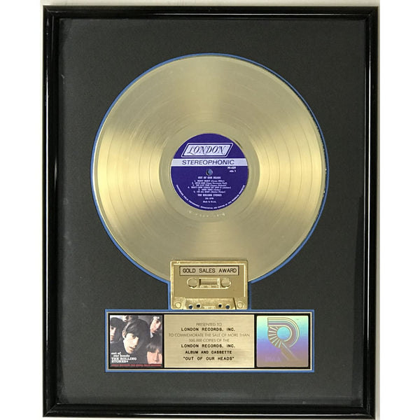 Rolling Stones Out Of Our Heads RIAA Gold LP Award - Record Award