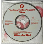 Rolling Too Great To Make You Wait Promo Sampler CD 1991 - Media
