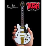 RUSH™ Alex Lifeson Gibson® ES-355 Alpine White Mini Guitar Replica - Miniatures