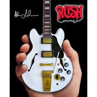 RUSH™ Alex Lifeson Gibson® ES - 355 Alpine White Mini Guitar Replica - Miniatures
