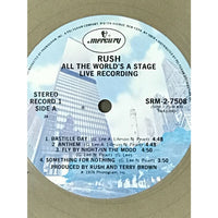 Rush All The World’s A Stage RIAA Platinum LP Award - Record Award
