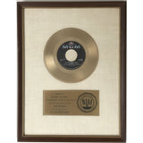 Sam the Sham and The Pharaohs Li’l Red Riding Hood White Matte RIAA Gold 45 Award - RARE - Record Award