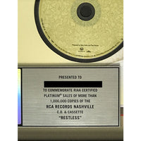 Sara Evans Restless RIAA Platinum Album Award - Record Award