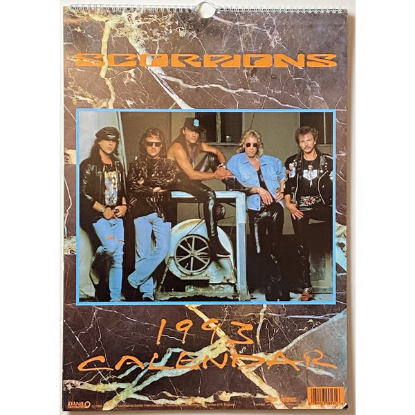 Scorpions Vintage Calendars - 1985 and 1993 – MusicGoldmine.com