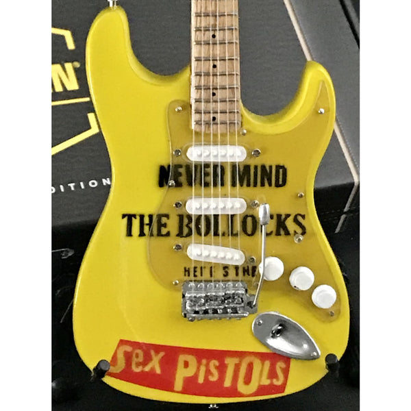Sex Pistols Never Mind The Bollocks Mini Guitar Replica - Miniatures