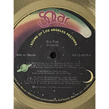 Shalamar Big Fun RCA label LP award - Record Award