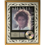 Shania Twain The Woman In Me RIAA 8x Multi-Platinum Album Award - Record Award